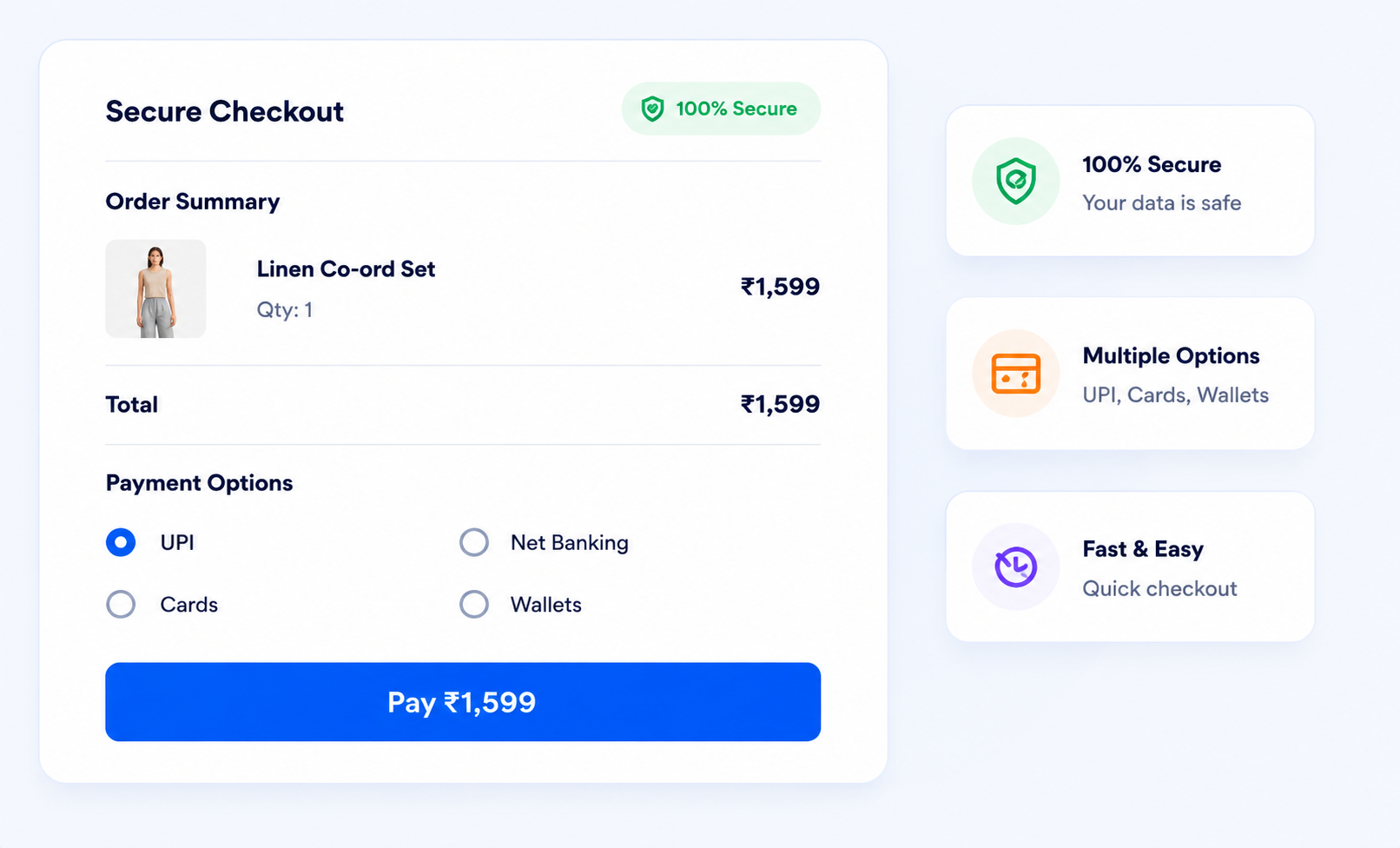 Seamless Checkout Experience